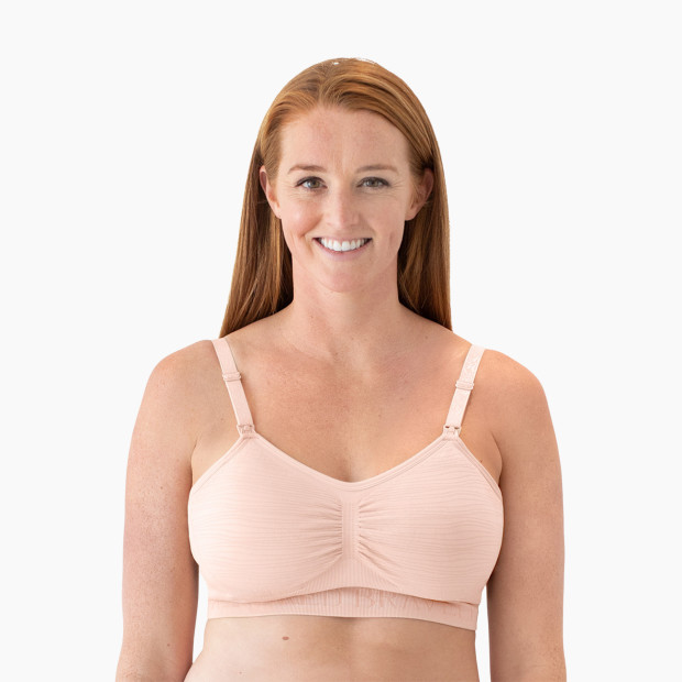 Kindred Bravely Sublime Hands Free Pumping Bra - Pink Heather, Xxx-Large-Busty.