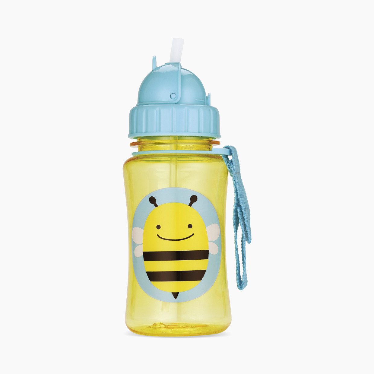 Skip Hop Zoo Straw Bottle - Bee, 12 Oz.