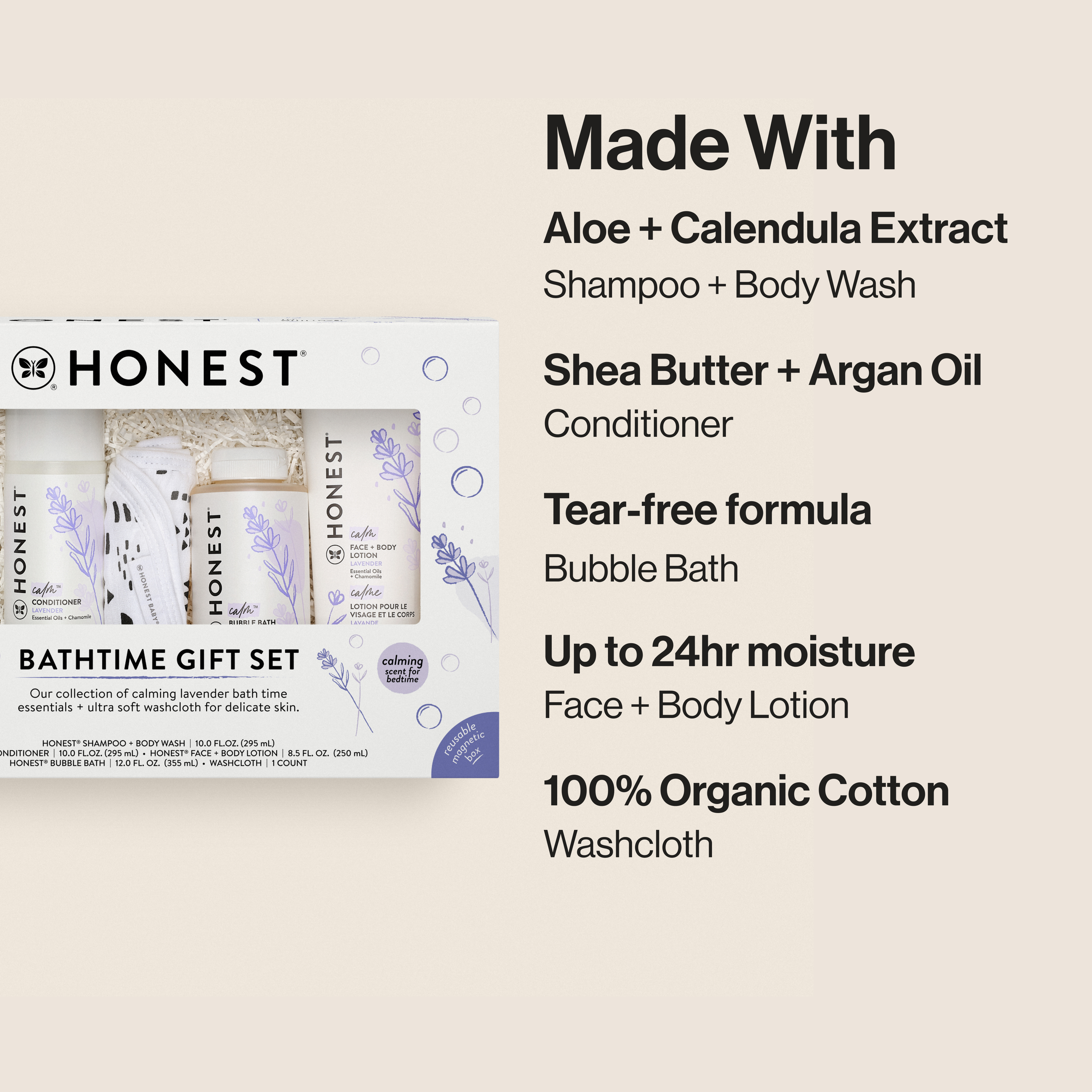 The Honest Company Bath Gift Set.