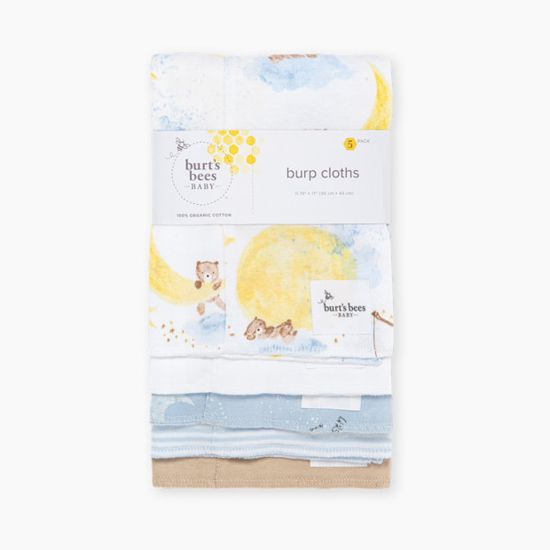 Burt's Bees Baby Organic Burp Cloth (5 Pack).