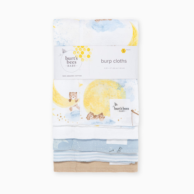 Burt's Bees Baby Organic Burp Cloth (5 Pack).