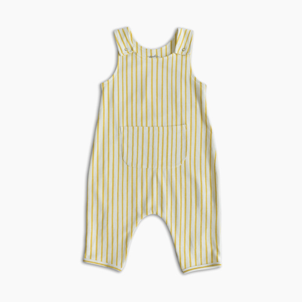 Pehr Stripes Away Overall - Stripes Away Marigold, 0-3 M.