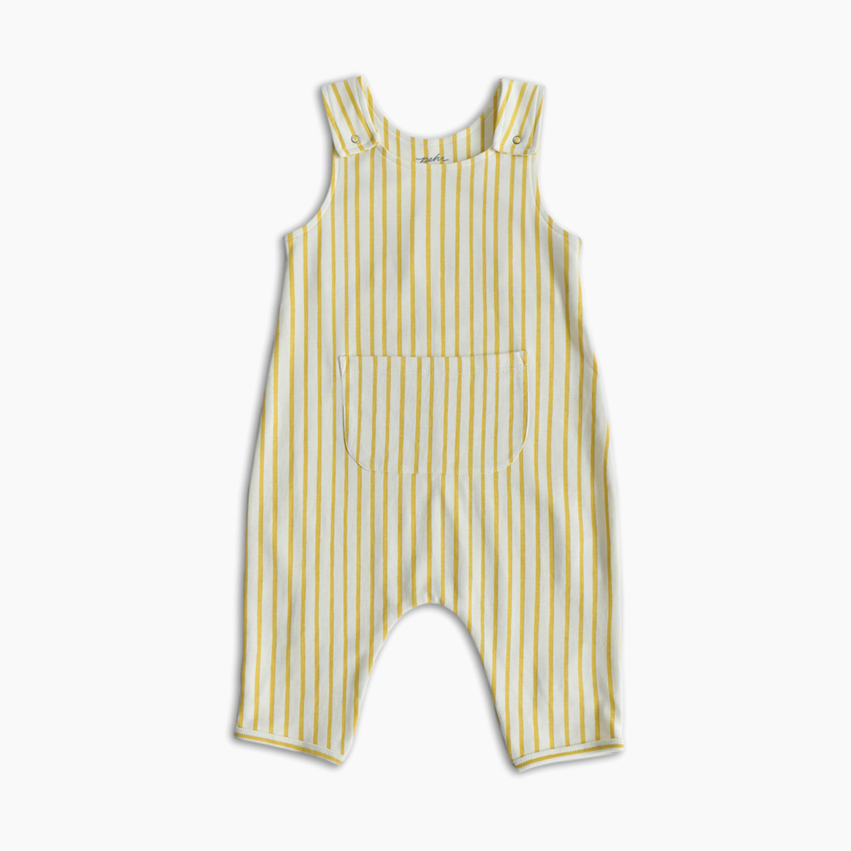 Pehr Stripes Away Overall - Stripes Away Marigold, 3-6 M.