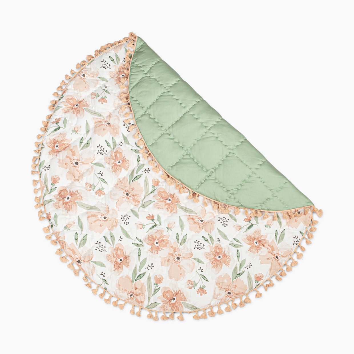 Crane Baby Cotton Quilted Playmat - Parker Floral.