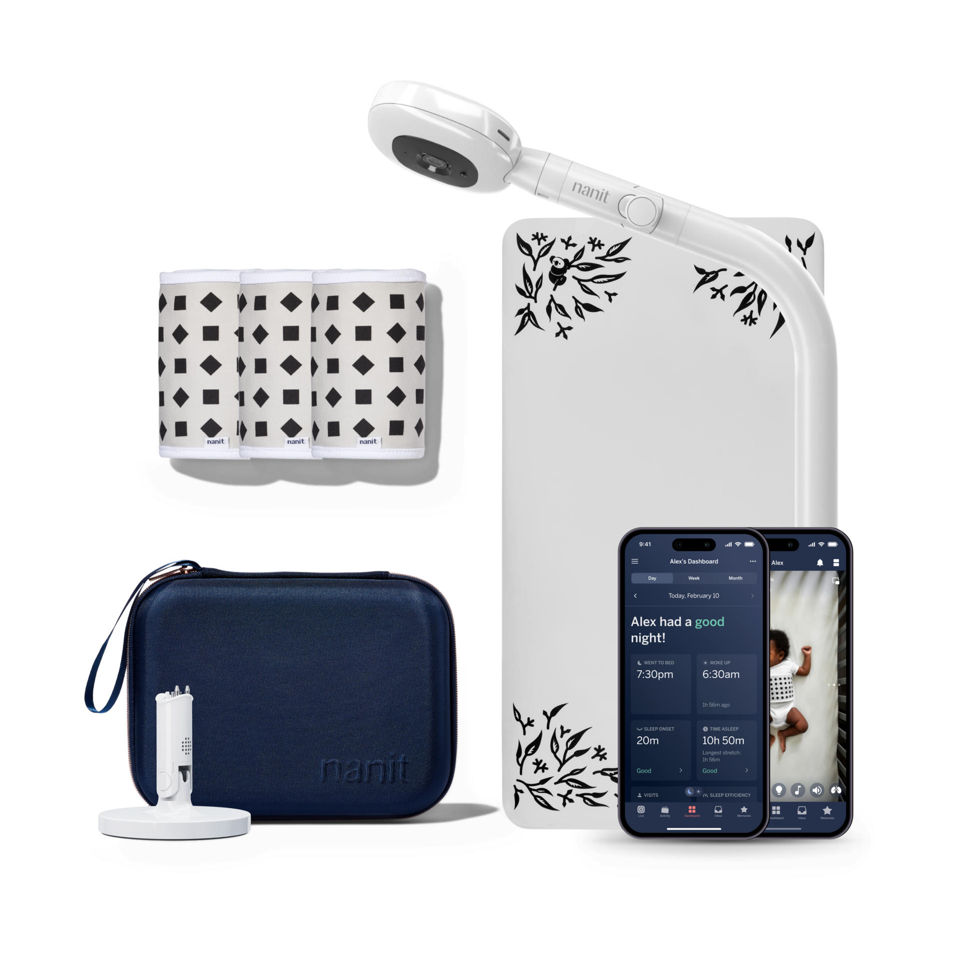 Nanit Nanit x Babylist Floor Stand Ultimate Bundle - White.