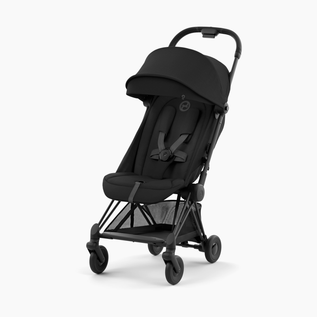 Cybex COYA Compact Lightweight Stroller - Matte Black/Sepia Black.