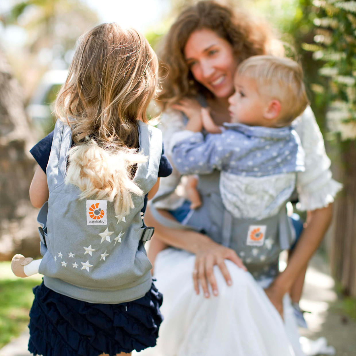 Ergobaby Doll Carrier for Toddler - Galaxy Grey.