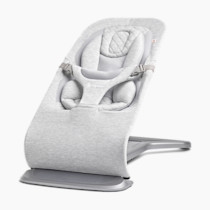 Ergobaby Evolve 3-in-1 Bouncer, Adjustable Multi Position Baby Bouncer Seat, Fits Newborn to Toddler, Light Grey