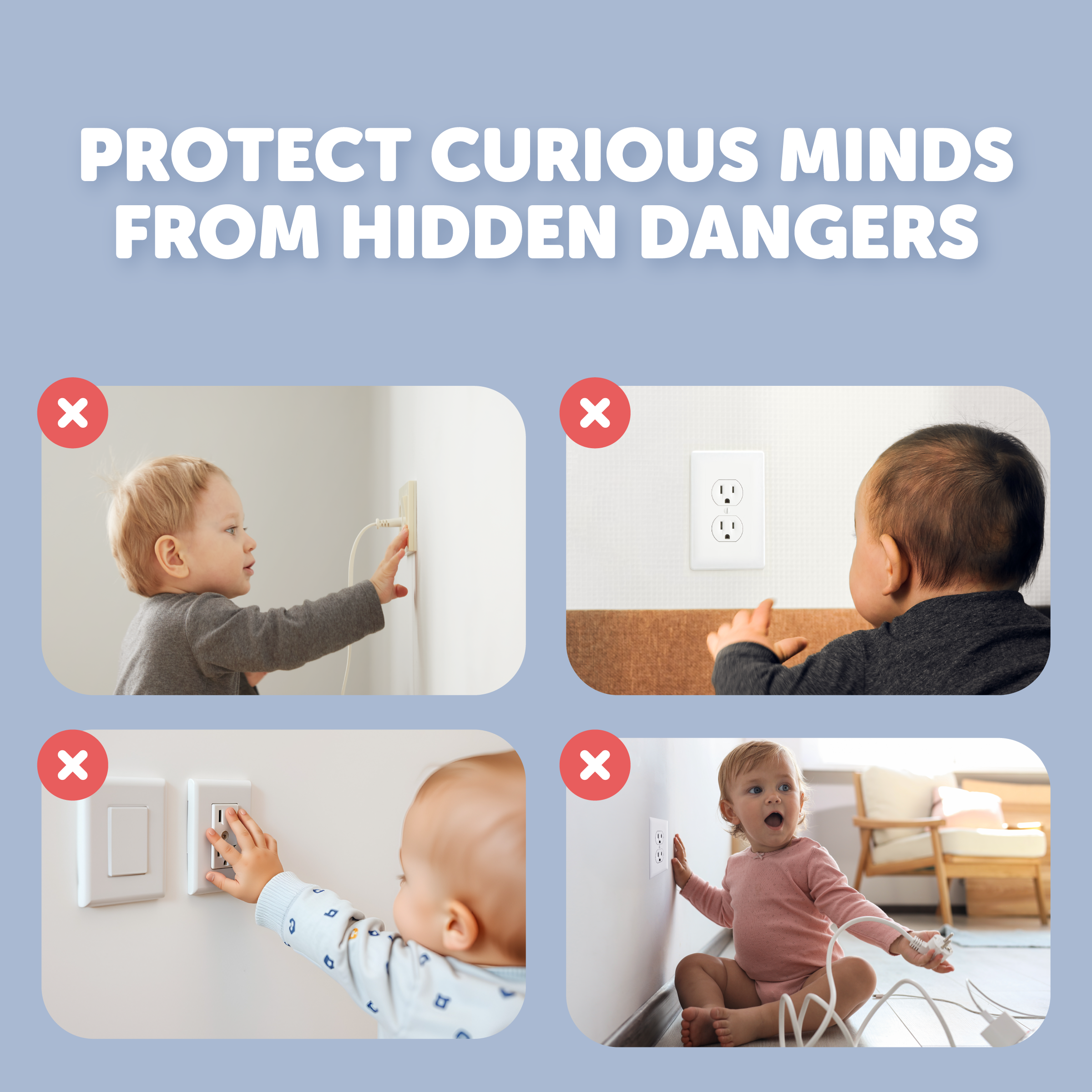 Jool Baby Outlet Plug Covers (32 Pack).