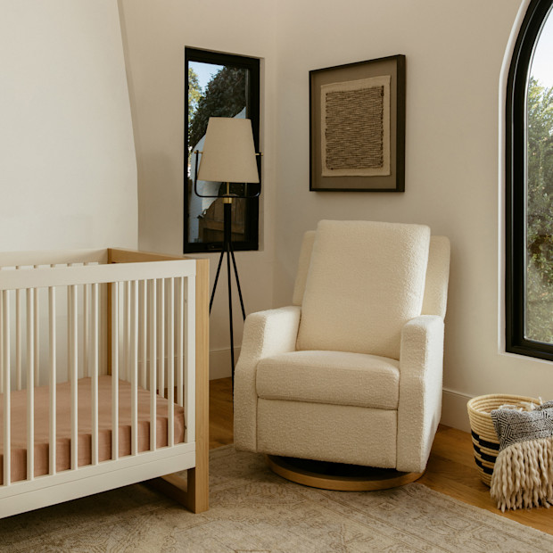 Namesake Crewe Recliner and Swivel Glider.