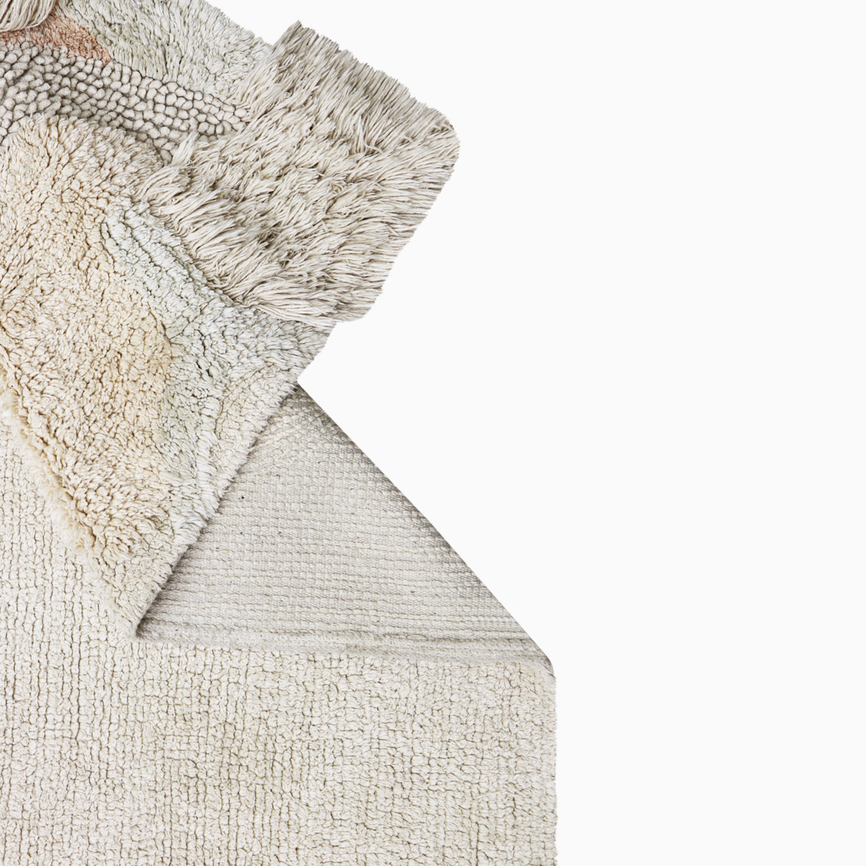 Lorena Canals Seabed Washable Play Rug - Natural, 4' 7" X 6' 7".