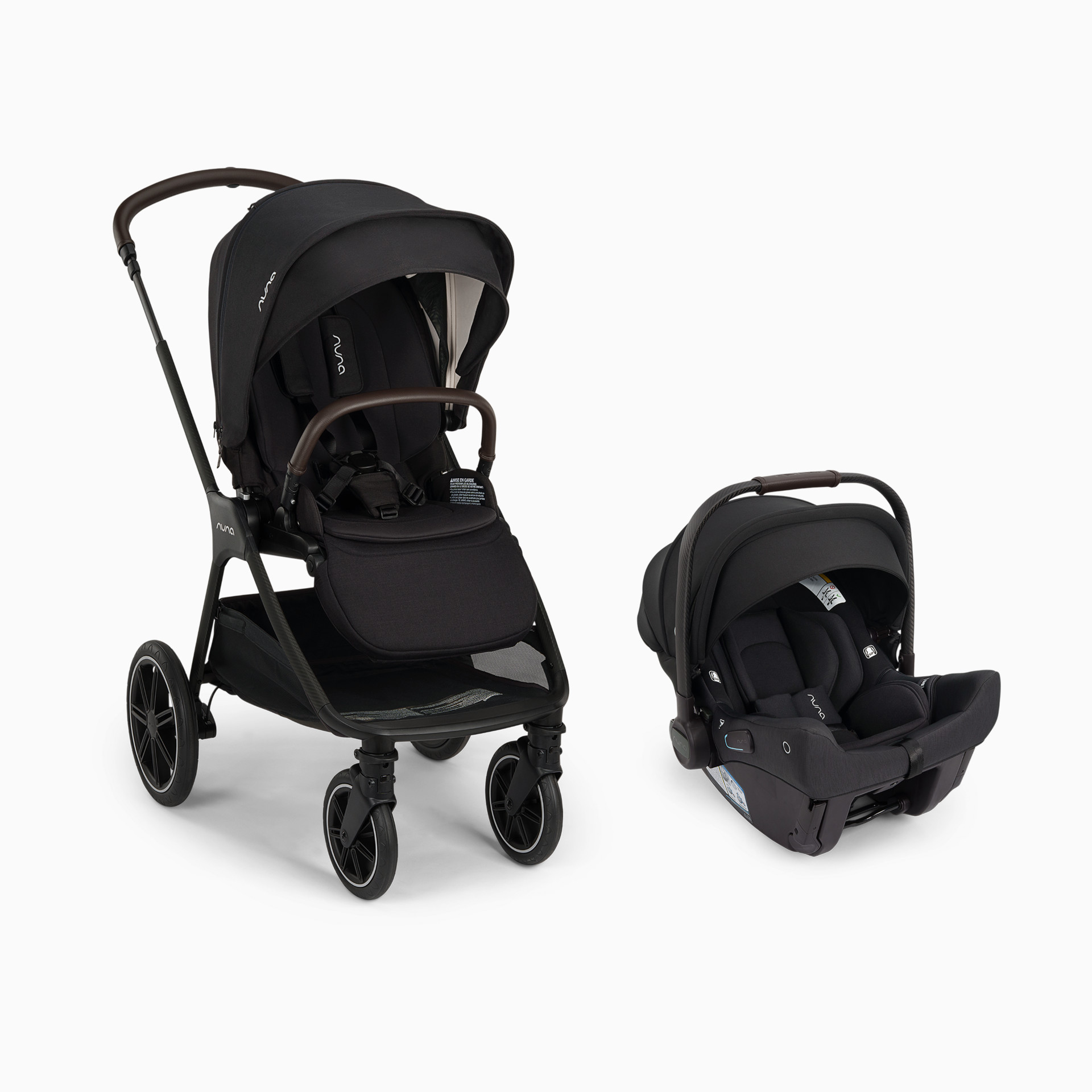 Nuna PIPA urbn + TRIV lx - Caviar/Cognac | Babylist Shop