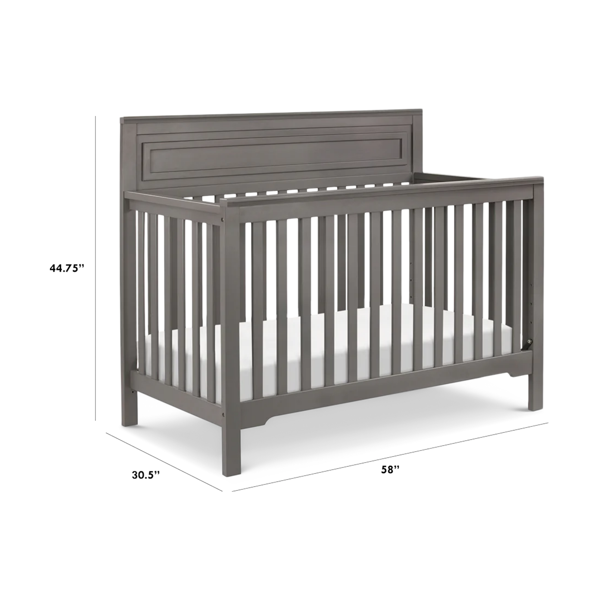 DaVinci Autumn 4in1 Convertible Crib Slate Babylist Shop