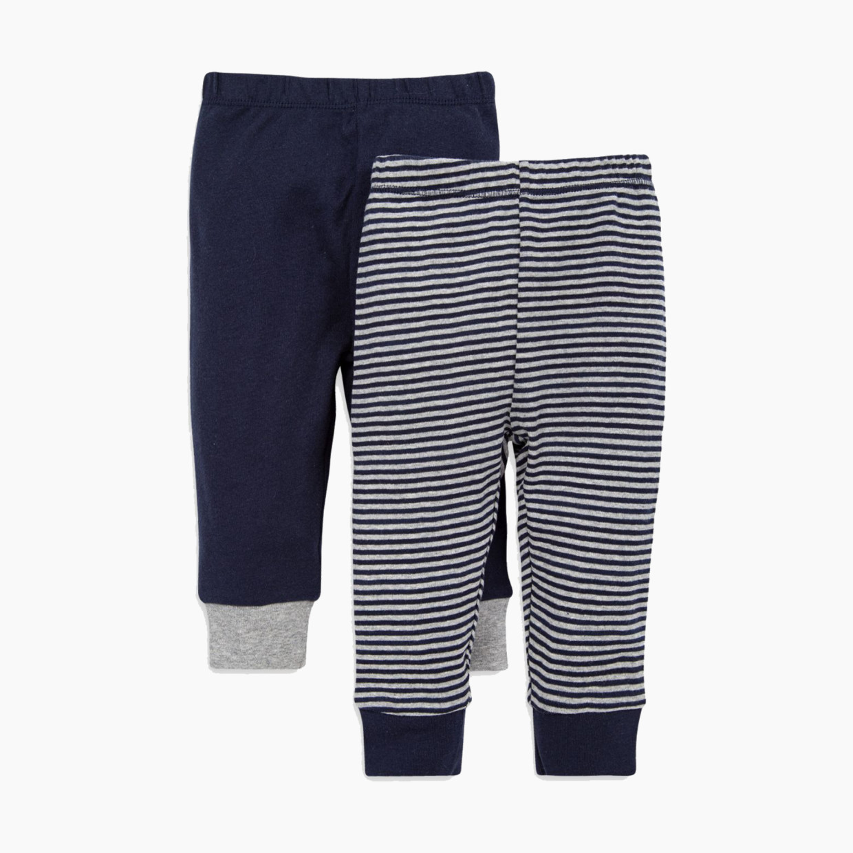 Burt's Bees Baby Organic Footless Pants (2 Pack) - Midnight, 0-3 Months.