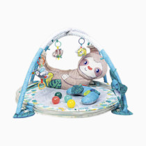 Infantino 4-in-1 Sloth Jumbo - Combination Baby Activity Gym and Ball Pit for Sensory Exploration and Motor Skill Development, for Newborns, Babies and Toddlers