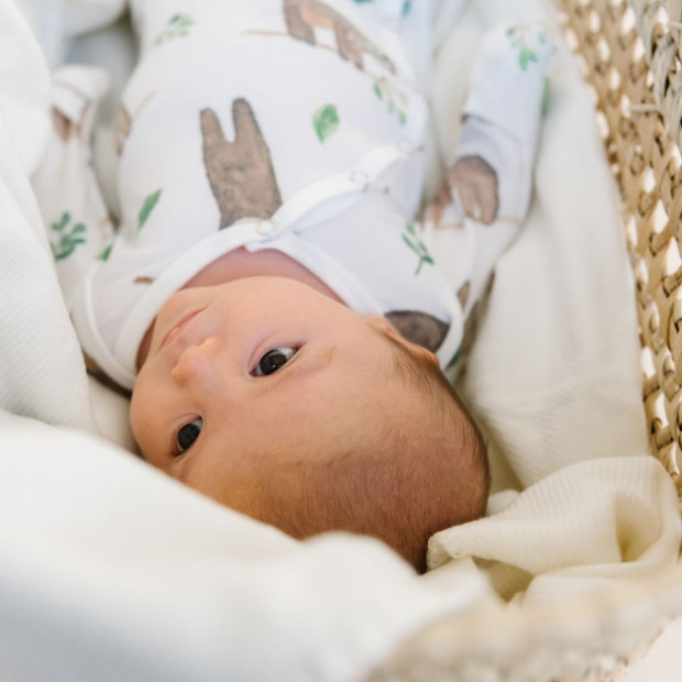 Copper Pearl Knotted Gown - Noah, 0-4 M.