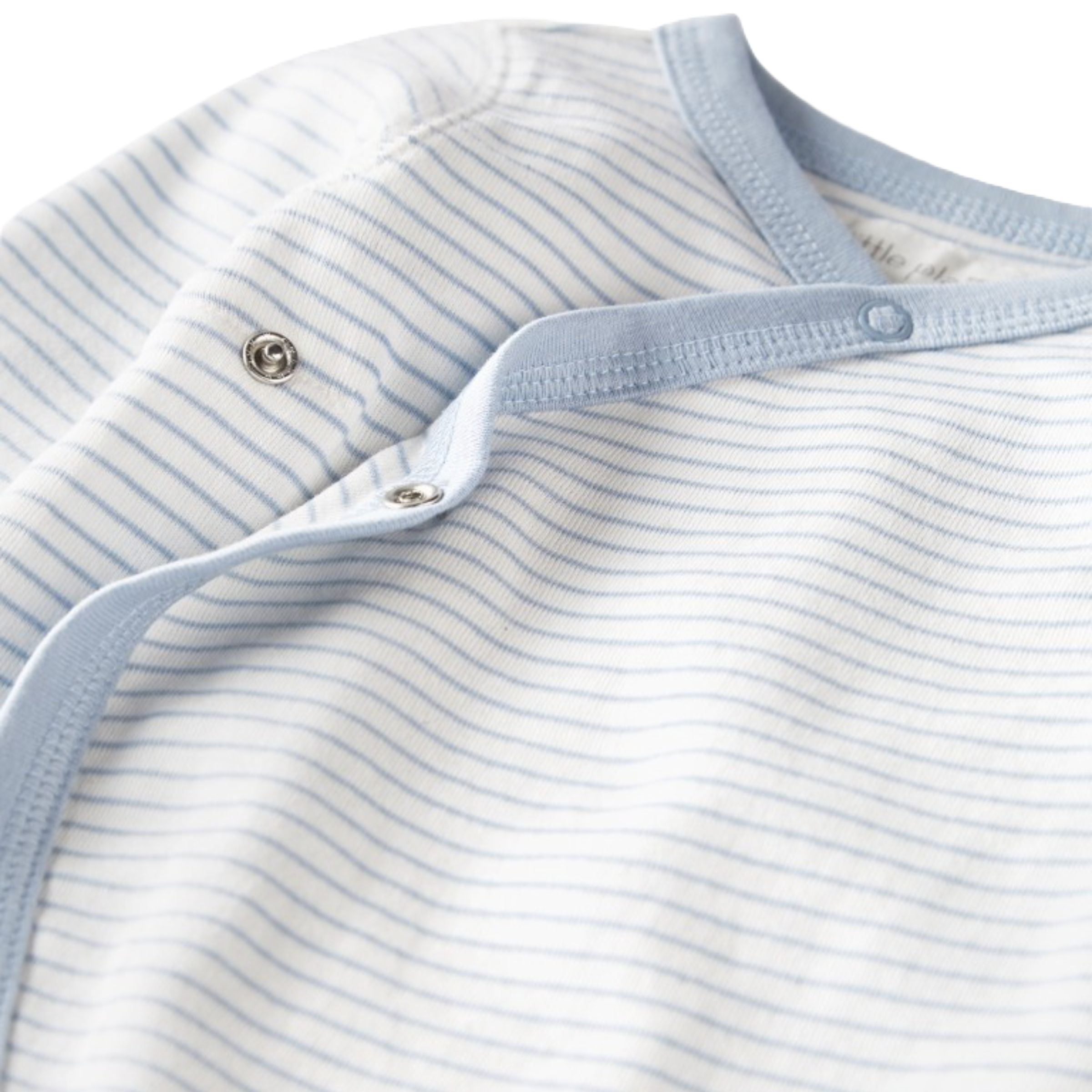 Carter's Little Planet Organic Cotton Wrap Sleep & Play Pajamas in Stripes.