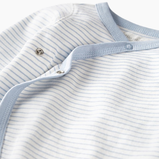 Carter's Little Planet Organic Cotton Wrap Sleep & Play Pajamas in Stripes.