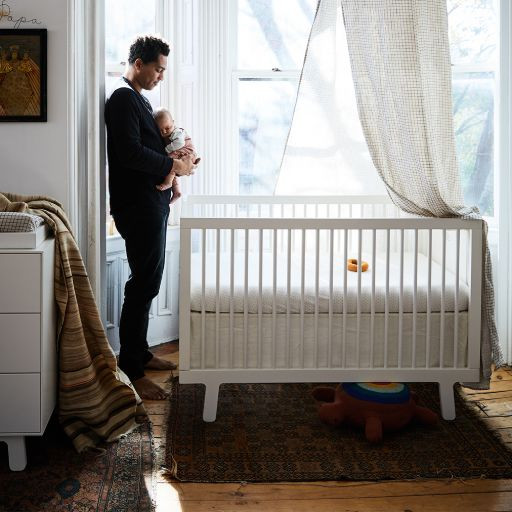 Oeuf Sparrow Crib - White.
