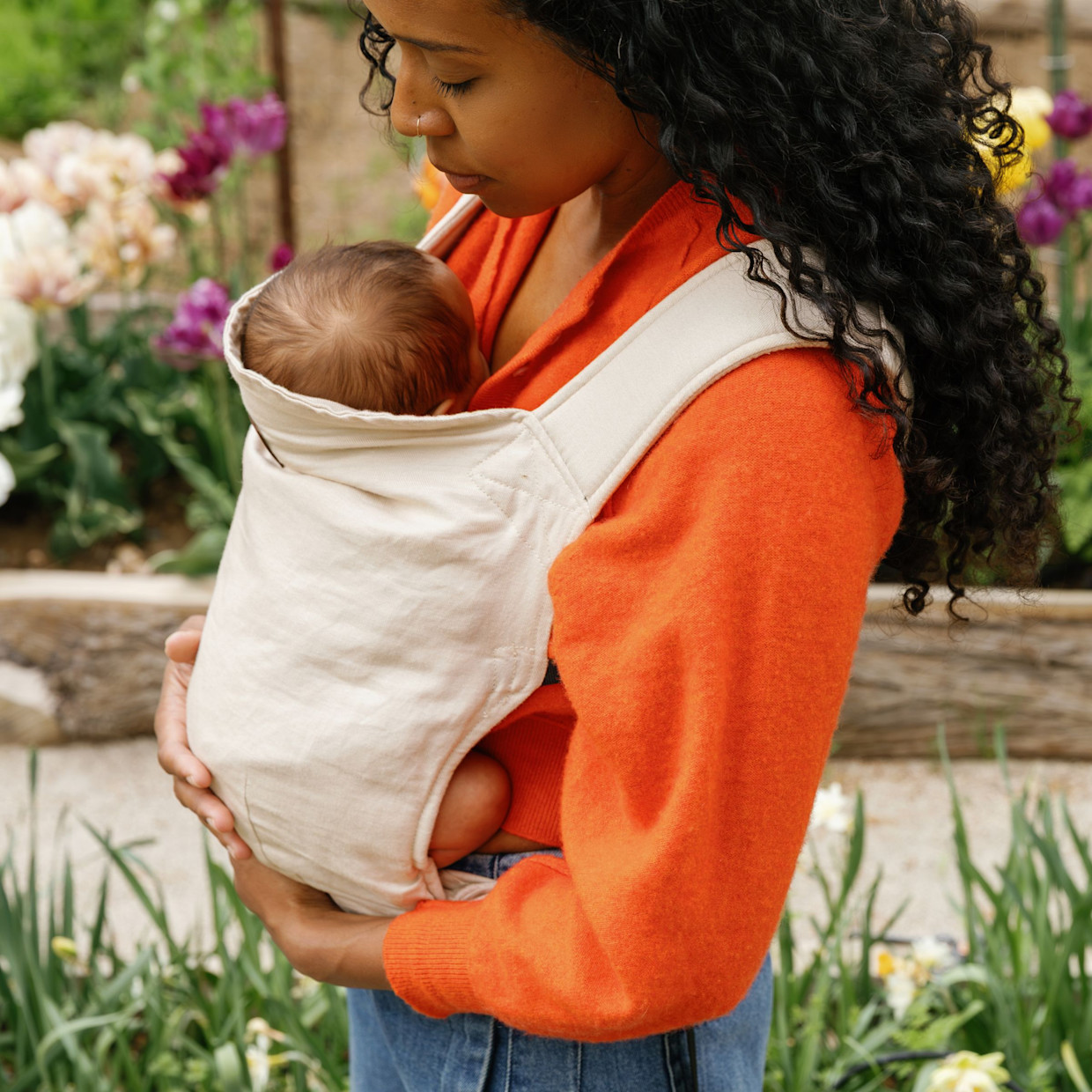 Happy Baby Original Baby Carrier - Almond.