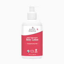 Earth Mama Simply Non-Scents Baby Lotion for Dry Skin, Calendula Cream, Skin Care for Kids, Organic Moisturizer, Unscented Lotion with Aloe, Rooibos, & Shea Butter, 8-Fl oz
