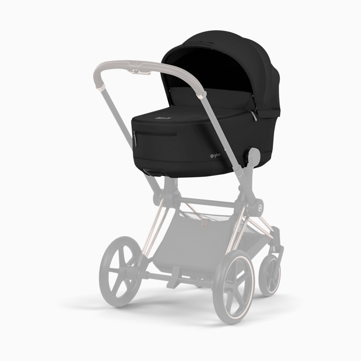 Cybex PRIAM Fold Lux Carry Cot - Sepia Black.