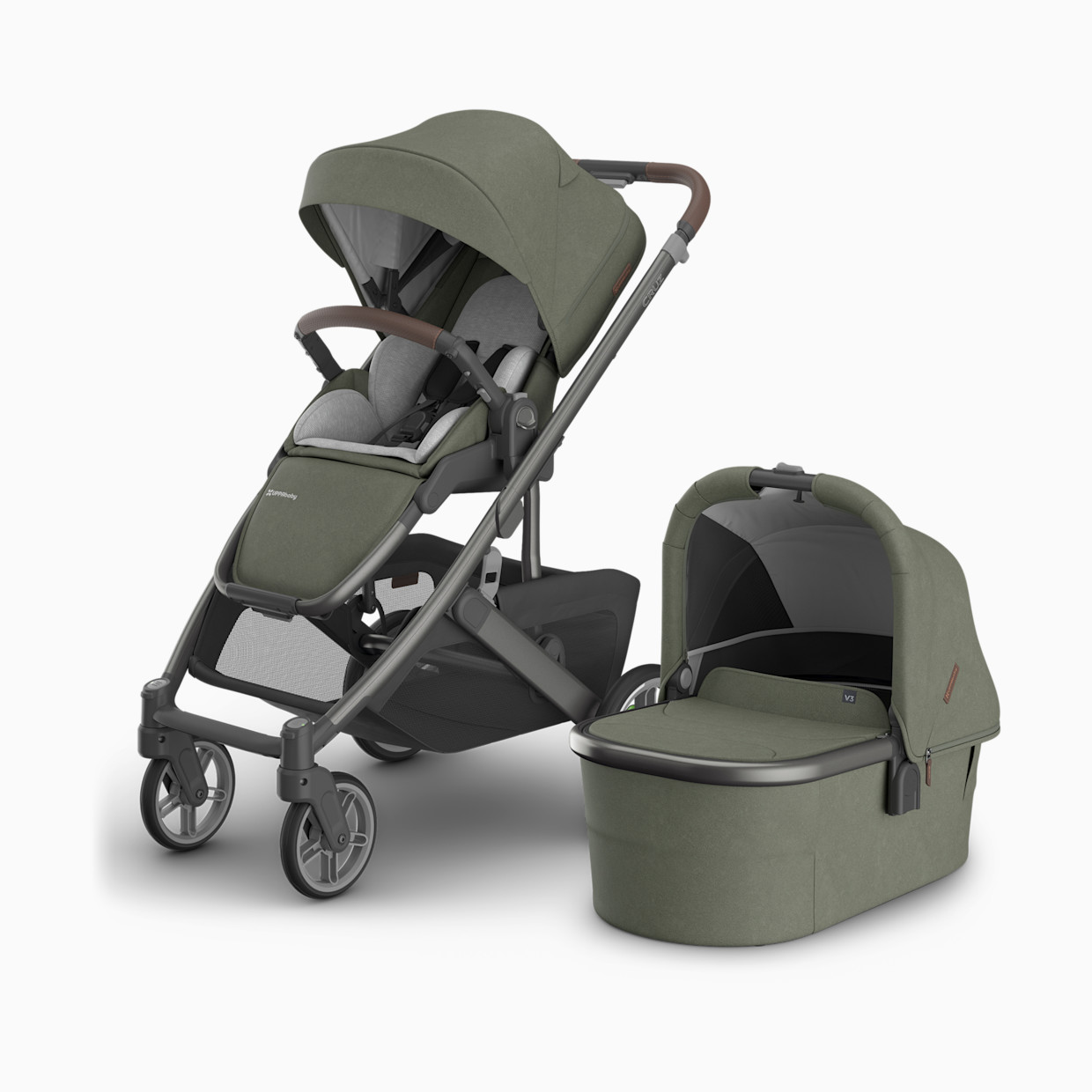 UPPAbaby Cruz V3 Stroller & Bassinet V3 Bundle - Evelyn.