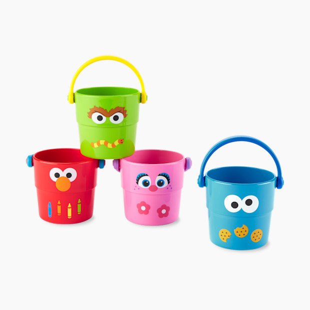 Skip Hop Sesame Street Stack & Pour Bath Buckets.
