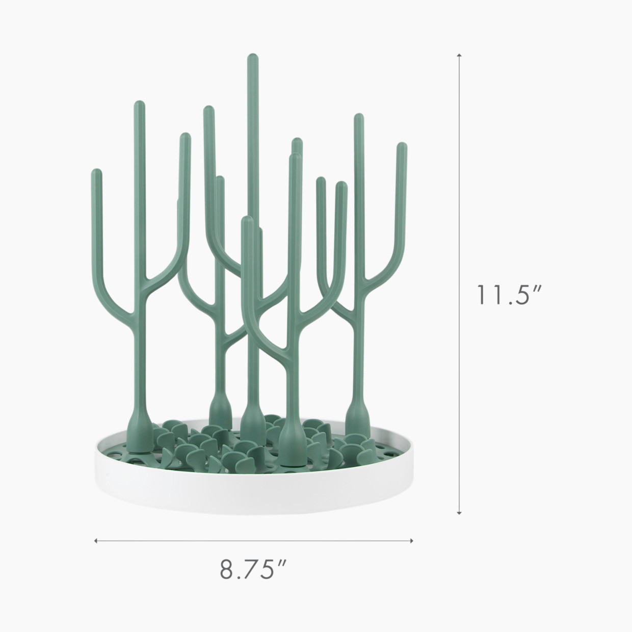 Boon Desert Countertop Drying Rack - Sage Green.