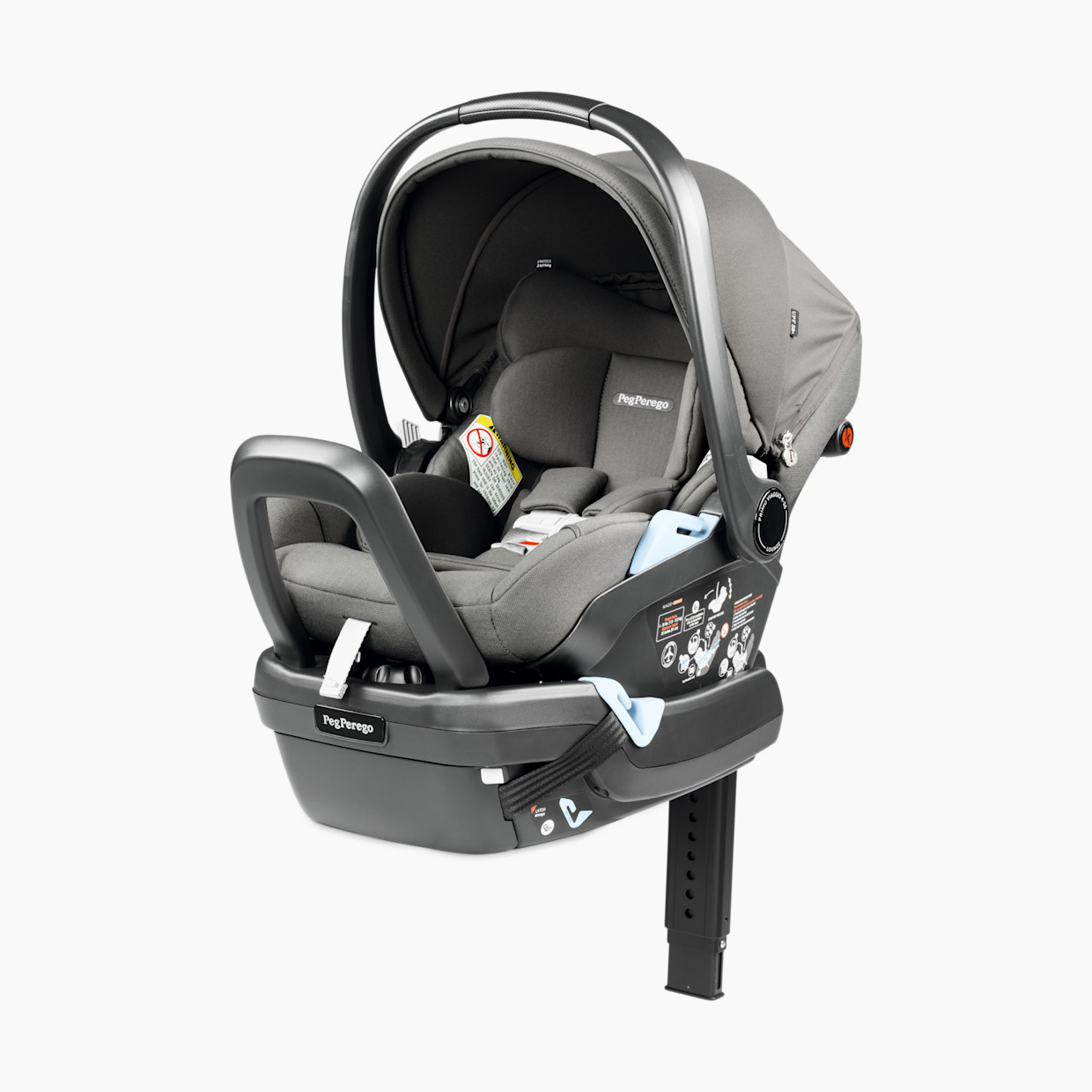 Peg Perego Primo Viaggio Lounge - Reclining Rear Facing Infant Car Seat - Mercury.