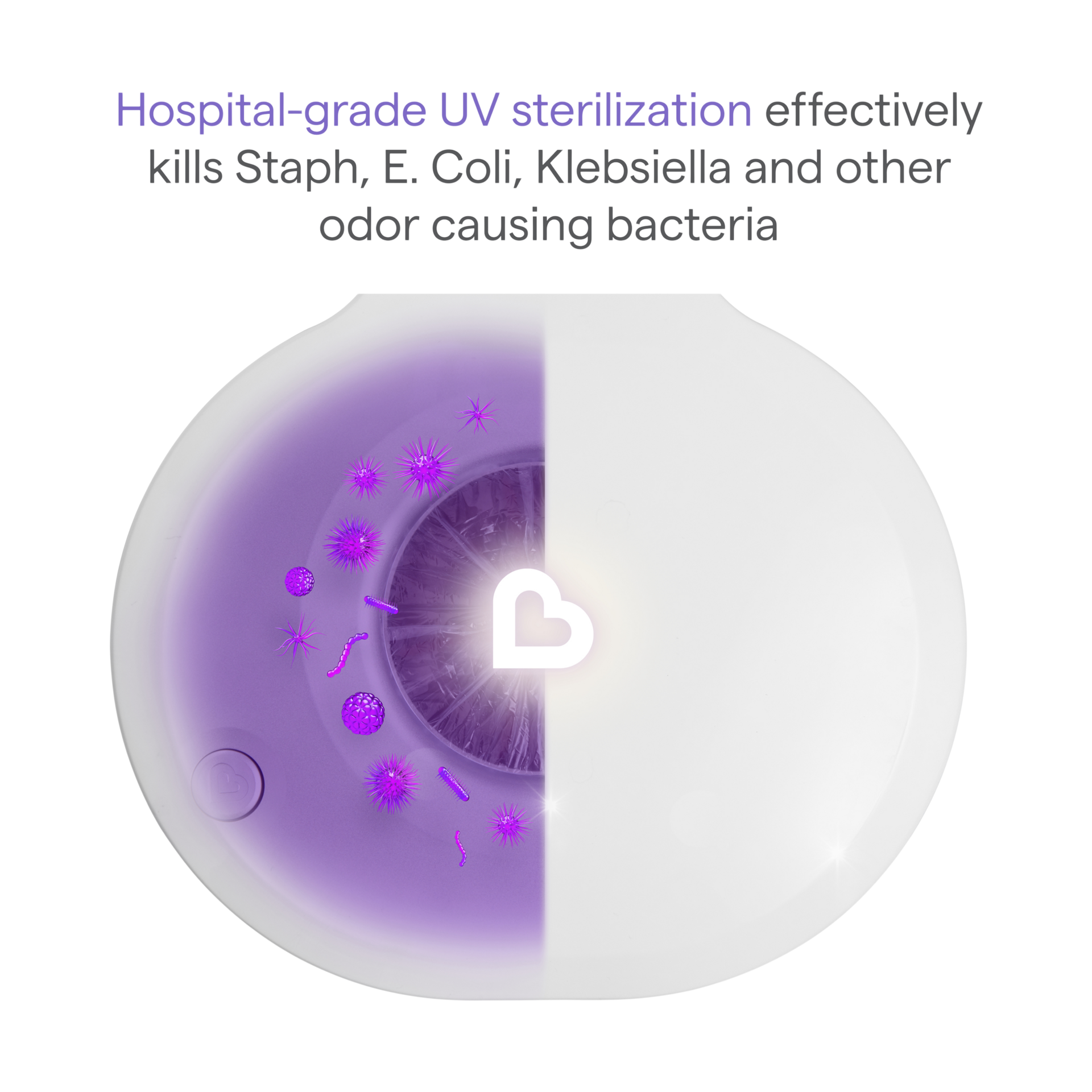 Munchkin UV STEP Diaper Pail.