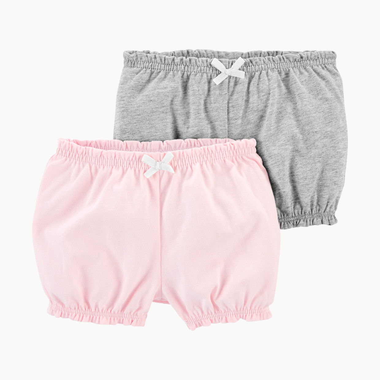 Carter's Shorts (2 Pack) - Pink/Grey, 6 M.