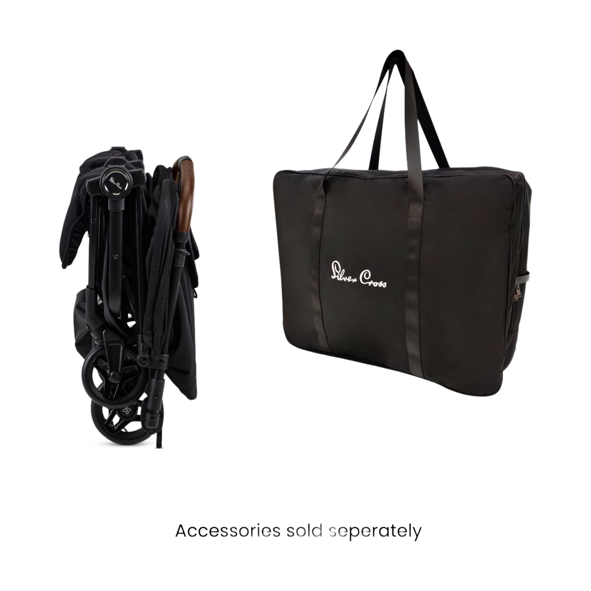 Silver Cross Jet Double Travel Bag.