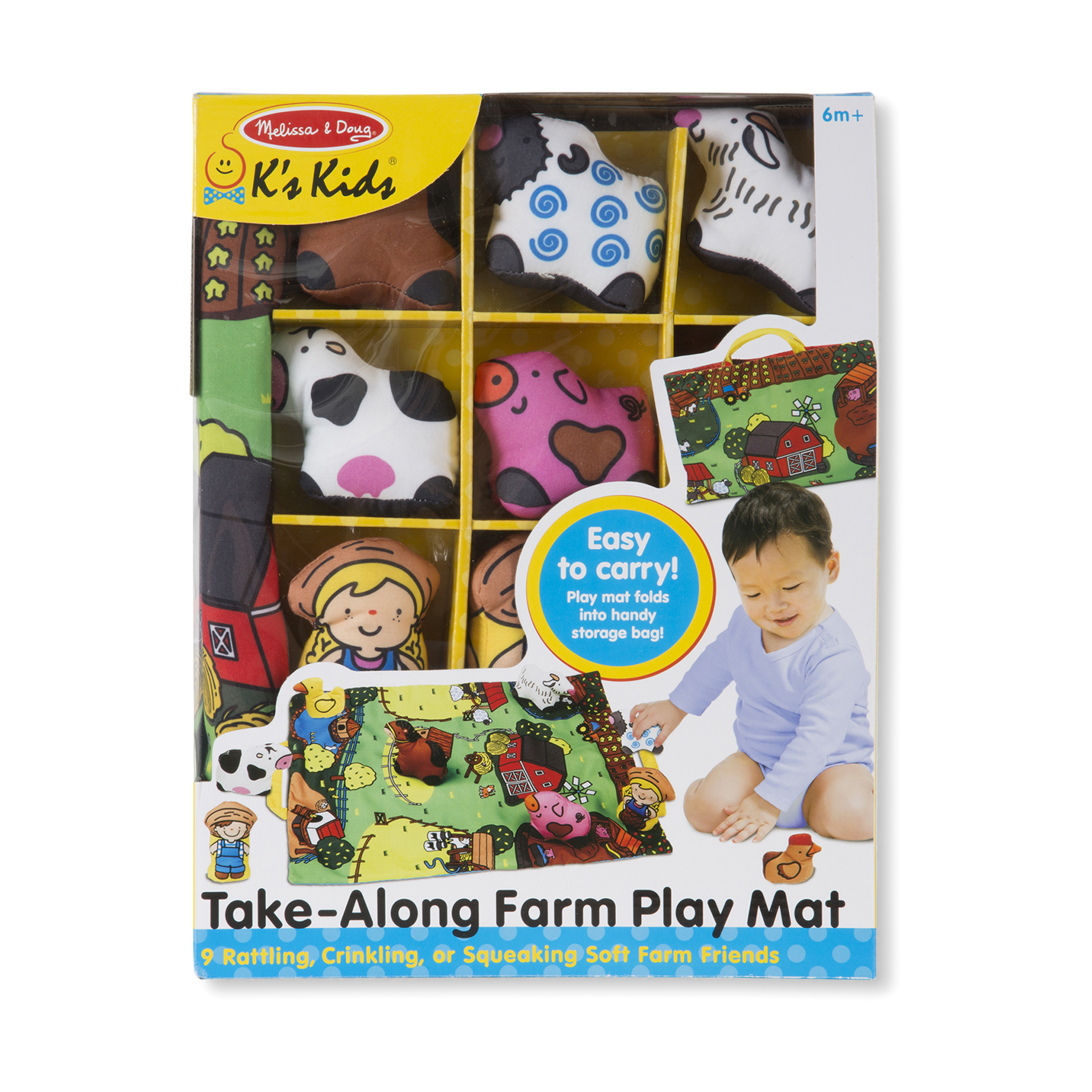 Melissa & Doug Take-Along Farm Play Mat.