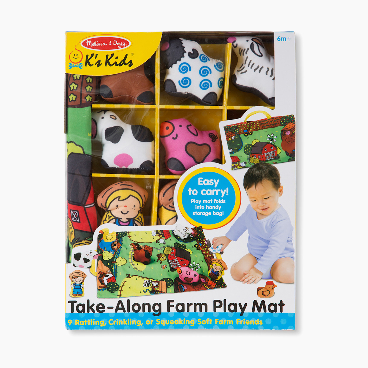 Melissa & Doug Take-Along Farm Play Mat.