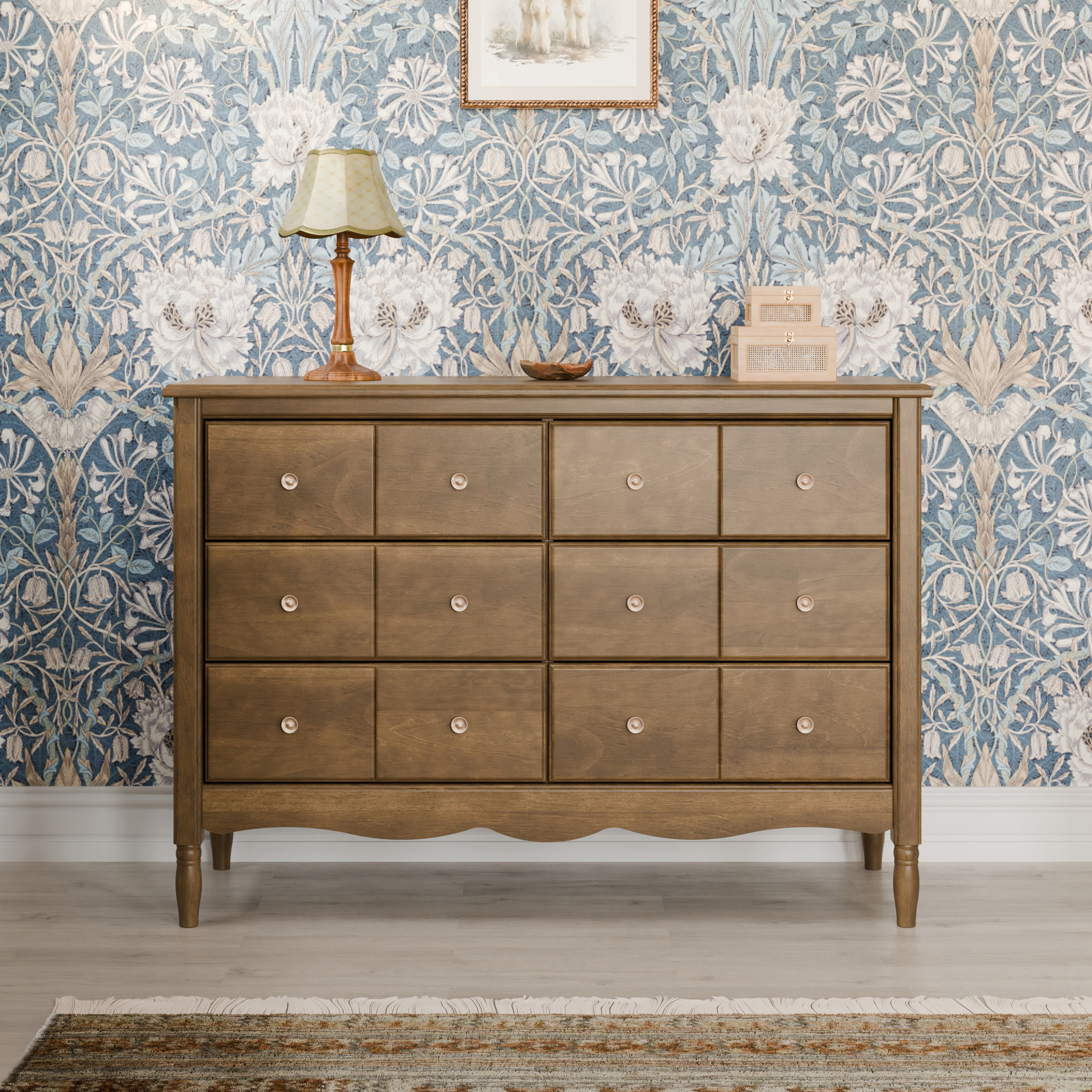 Namesake Liberty 6-Drawer Assembled Dresser - Natural Walnut.