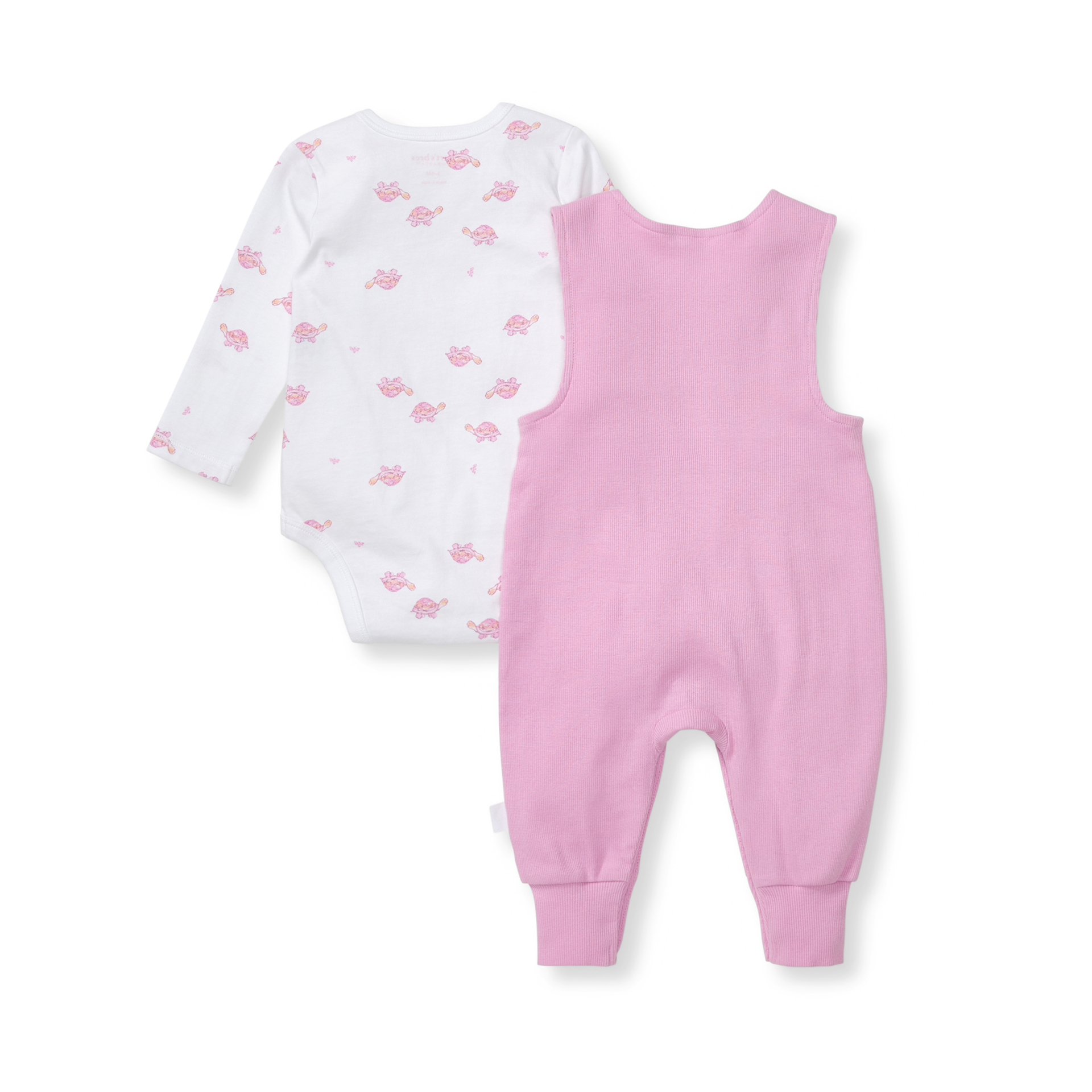 Burt's Bees Baby Organic Cotton Tortoise Jumpsuit & Bodysuit Set.