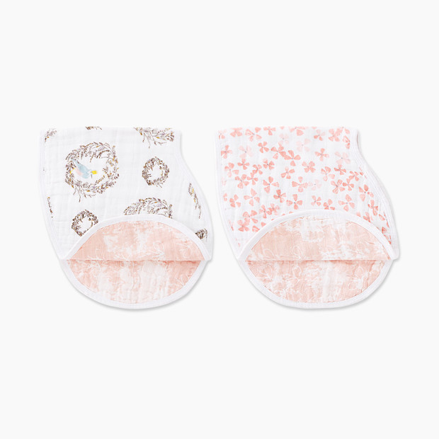 Aden + Anais Cotton Muslin Burpy Bibs (2 Pack) - Birdsong.