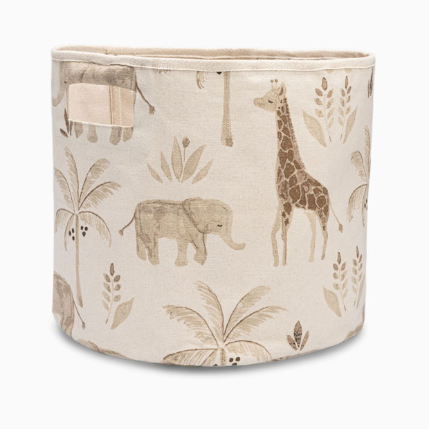 Crane Baby Cotton Canvas Storage Bin.