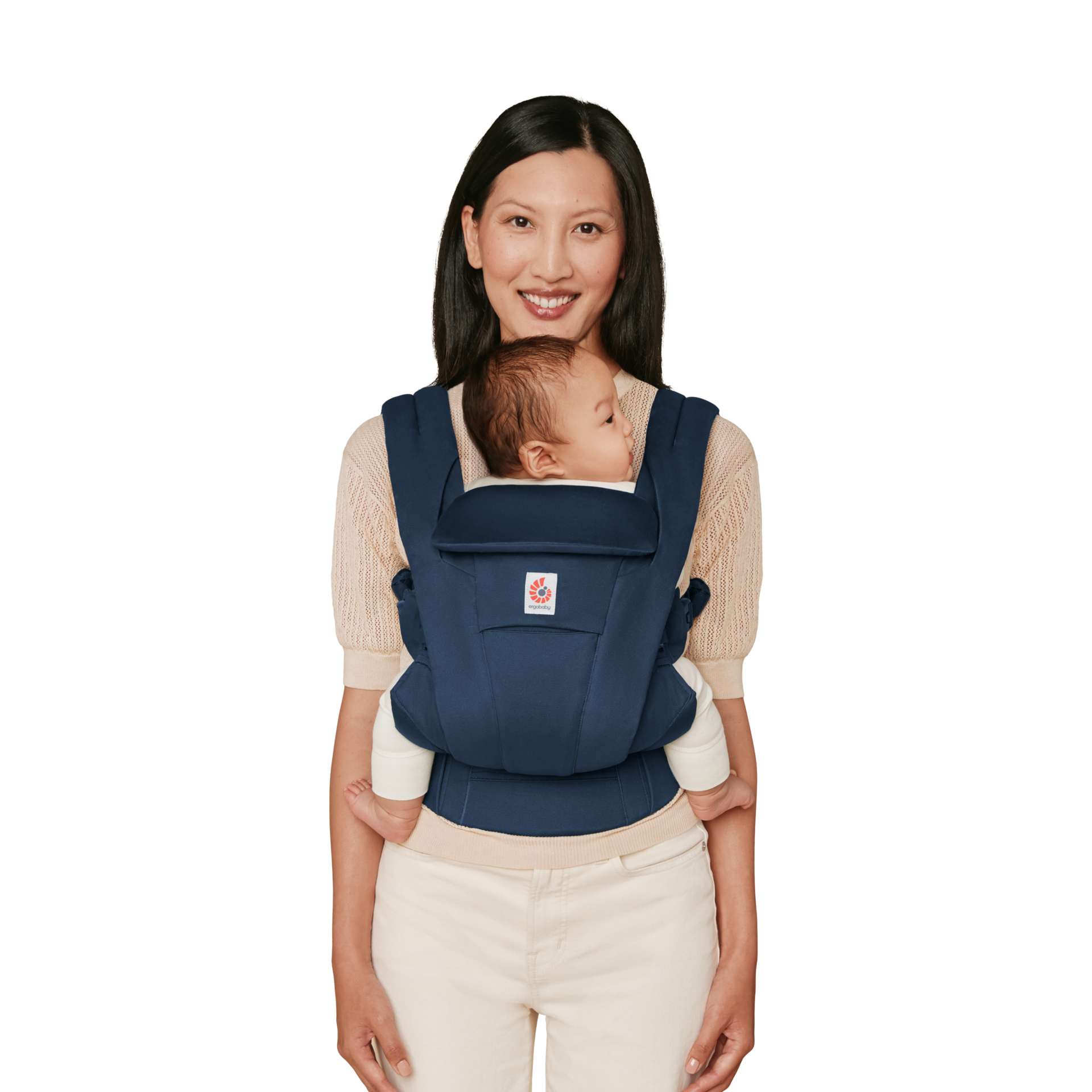 Ergobaby Omni Deluxe Carrier - Midnight Blue Cotton.