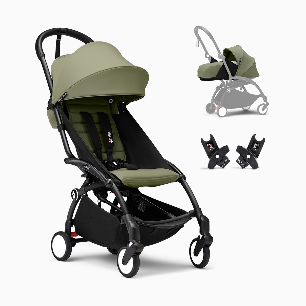 Stokke Yoyo³ Stroller From Newborn To Toddler - Olive.