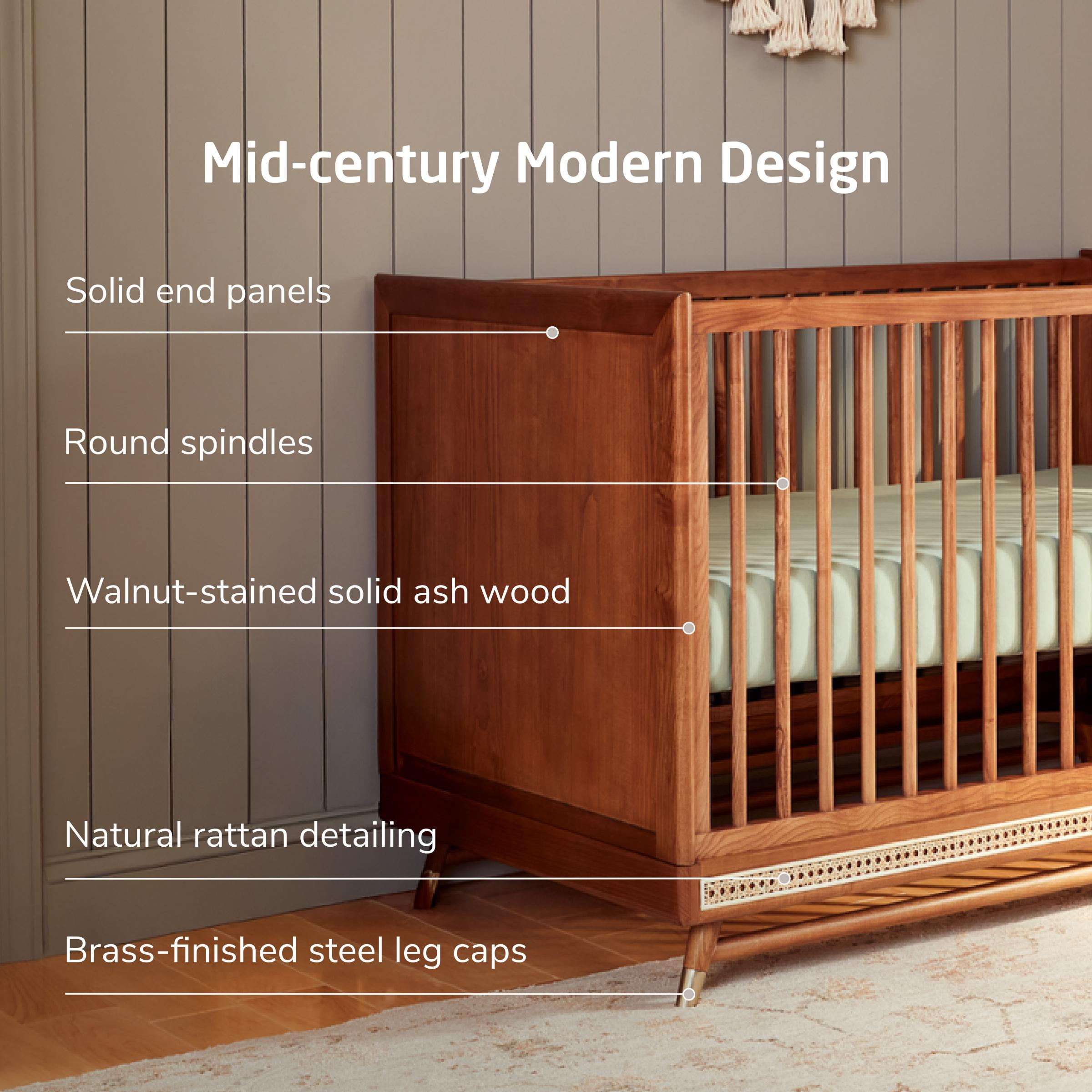 Maxi-Cosi Kindred Everheart Crib - Natural Heritage.