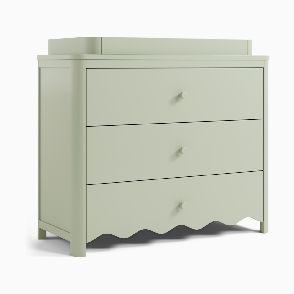 Storkcraft Casablanca 3 Drawer Chest with Removable Changing Table Topper - Sage.
