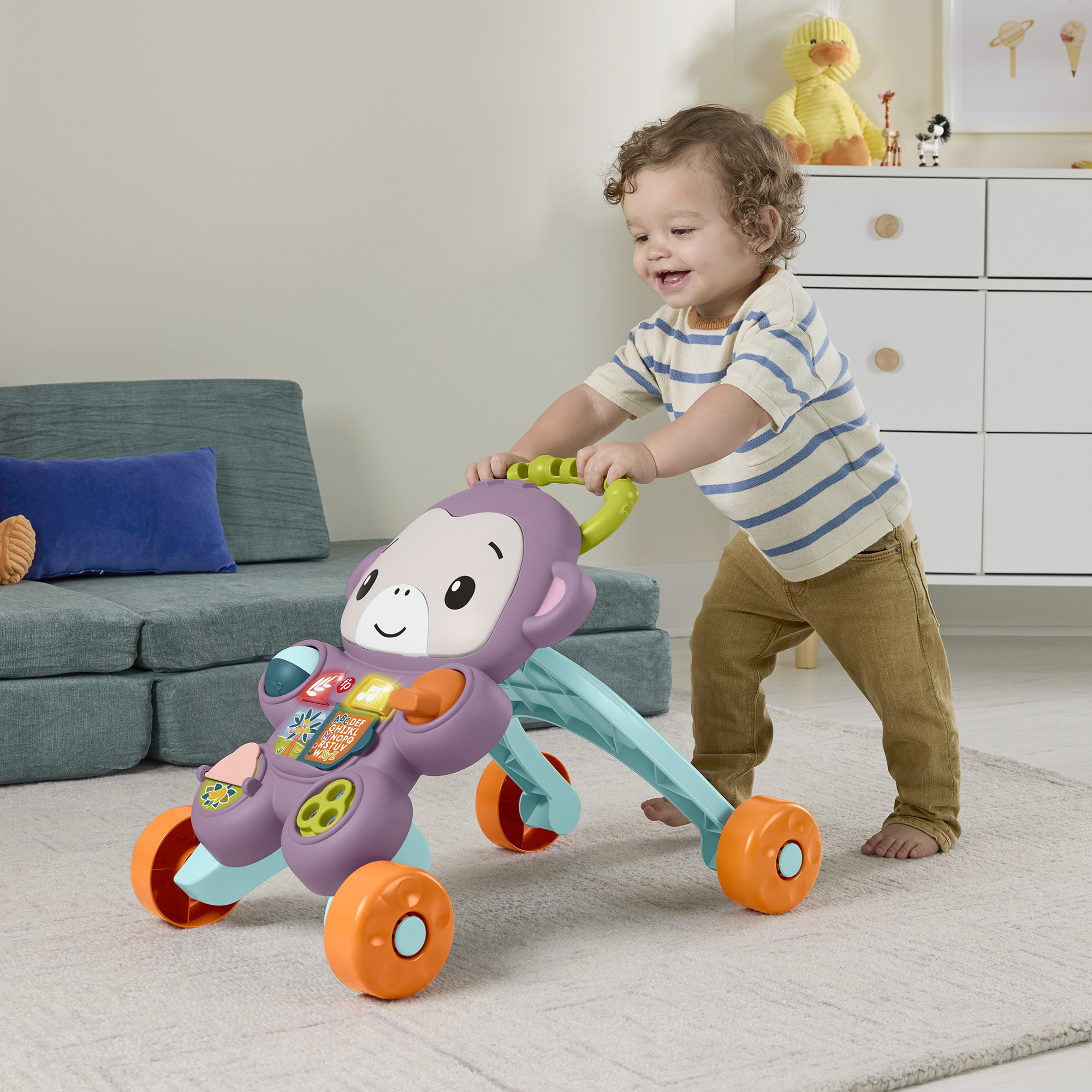 Fisher-Price Purple Monkey Walker.