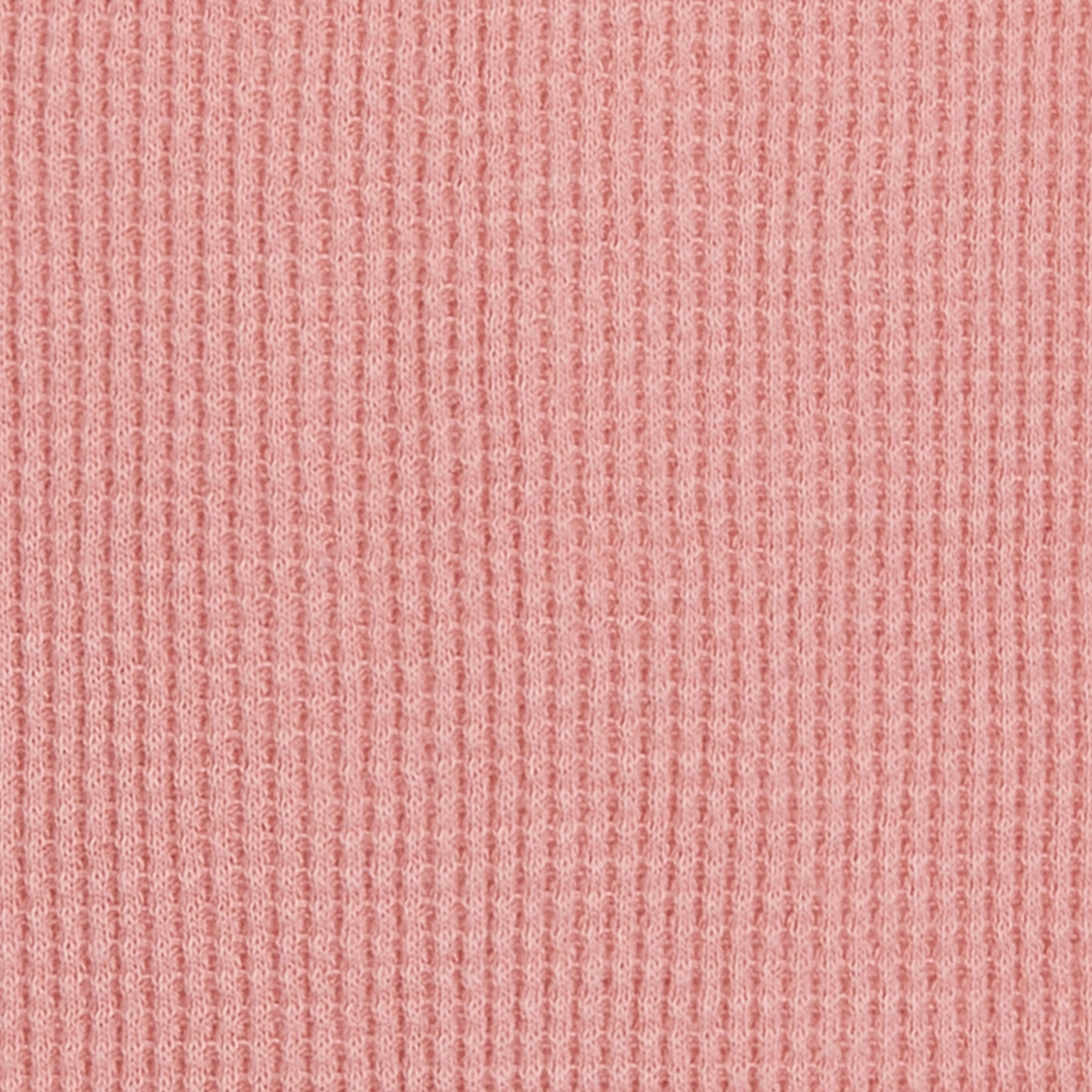 Tiny Kind Ruffle Organic Waffle Footie - Rose, 3-6 M.