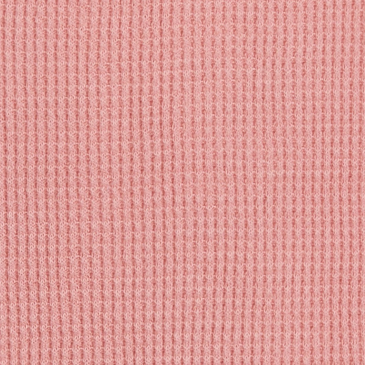 Tiny Kind Ruffle Organic Waffle Footie - Rose, Newborn.