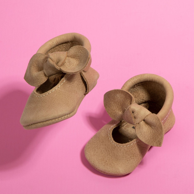 Freshly Picked Knotted Bow Moccasins - Zion, 1.