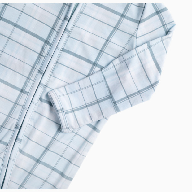 Tiny Kind Bamboo Viscose Printed 2-Way Zip Footie.