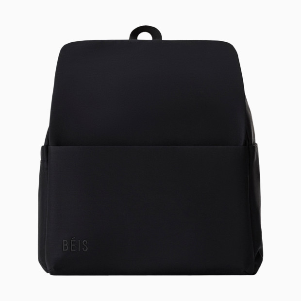 BEIS Travel The Everyday Diaper Backpack - Black, Nylon Twill.