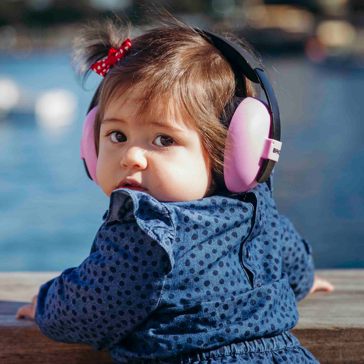 Baby Banz Infant Hearing Protection Earmuffs - Petal Pink.